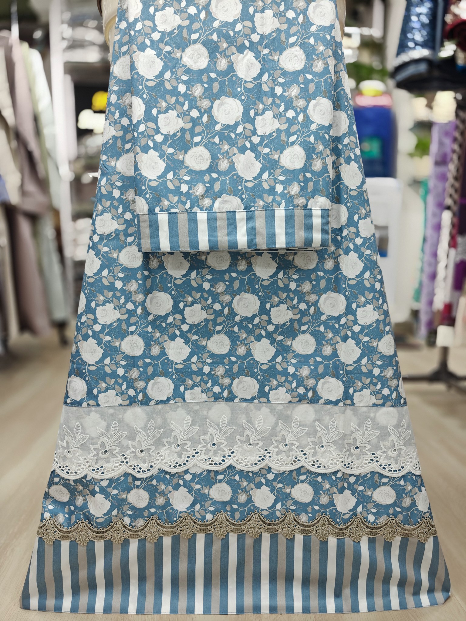 Printed Fabric Lacing Rida Printed Fabric Lacing Rida